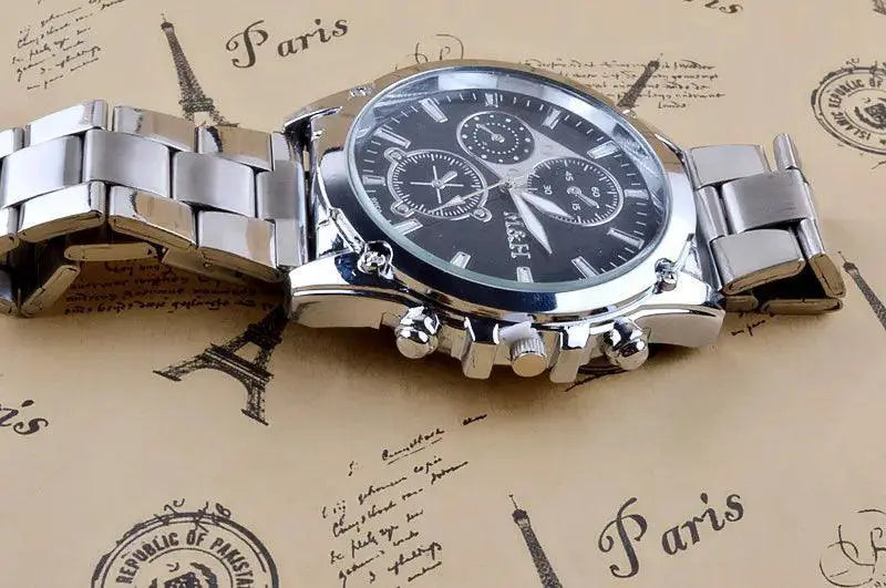 OurLum Elegant Luxury Mens Stainless Steel Sport Watch