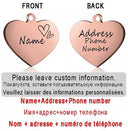 Engraved Pet Necklace Custom Cat And Dog ID Tag Pendant