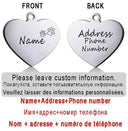 Engraved Pet Necklace Custom Cat And Dog ID Tag Pendant