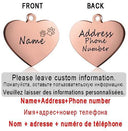 Engraved Pet Necklace Custom Cat And Dog ID Tag Pendant