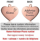 Engraved Pet Necklace Custom Cat And Dog ID Tag Pendant