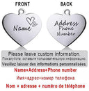 Engraved Pet Necklace Custom Cat And Dog ID Tag Pendant