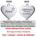 Engraved Pet Necklace Custom Cat And Dog ID Tag Pendant