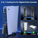 Enhanced Cooling Fan for Ps5 Gaming