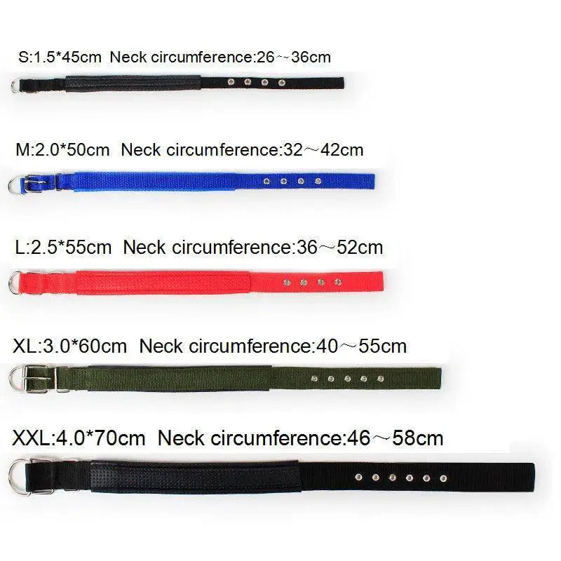 Foam Padded Pet Collar Adjustable Stylish Neckband