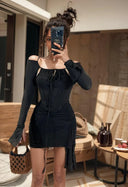 Chicnana Slim Hot Dress Backless Design Elegant Fit