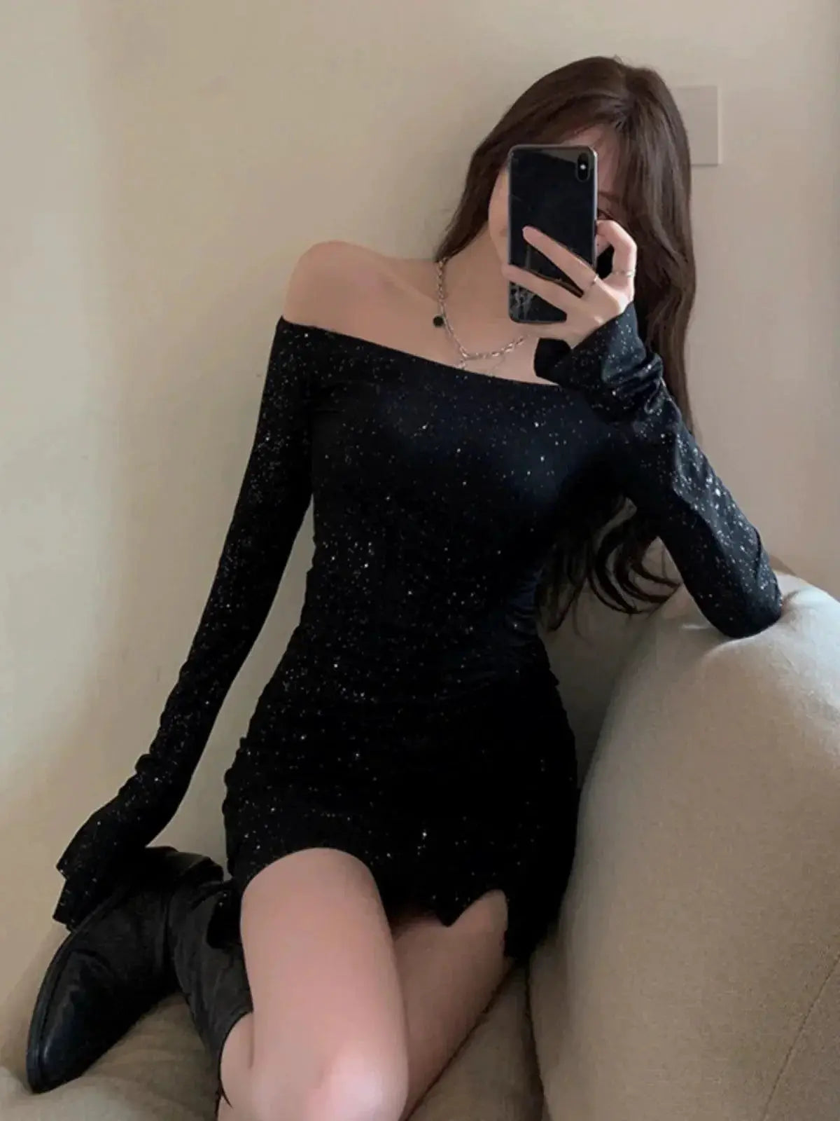Disco Sequin Nightclub Dress Stand Out In Style Glow