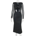 Curves-Hugging Lingerie Dress for Evening