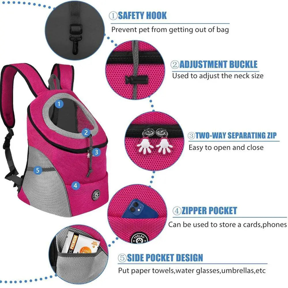 TrailPaw Pet Adventure Backpack Carrier Hands Free Fun
