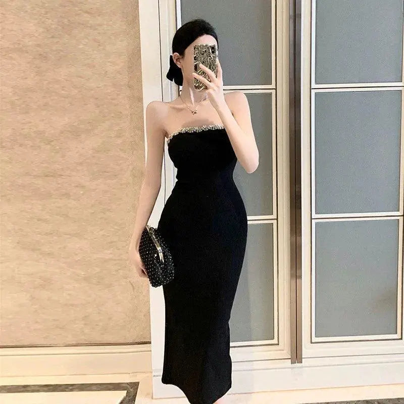 Luxurious Off Shoulder Evening Dress Opulent Design