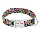 Safe ID Nylon Dog Tag Collar for Pets