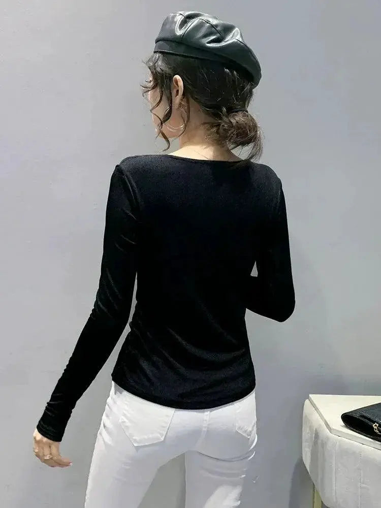Spring Chic Off The Shoulder Shirt Trendy Womens Essential