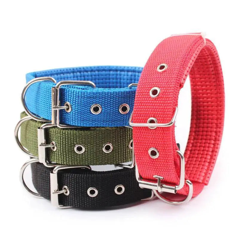 Stylish Adjustable Nylon Dog Collar For All Breeds
