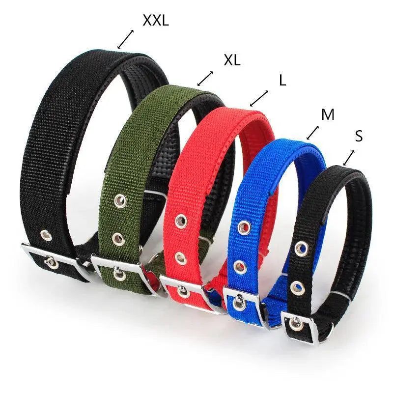 Stylish Adjustable Nylon Dog Collar For All Breeds