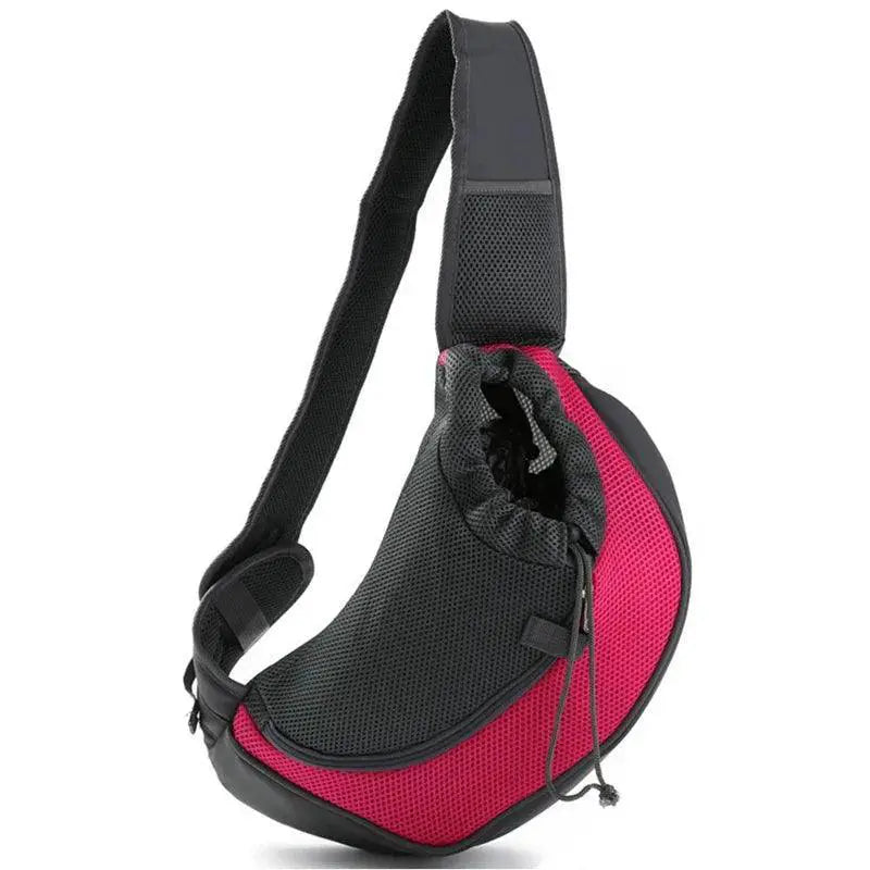 TrailPaw Pet Mesh Carrier Sling Bag Lightweight Breathable