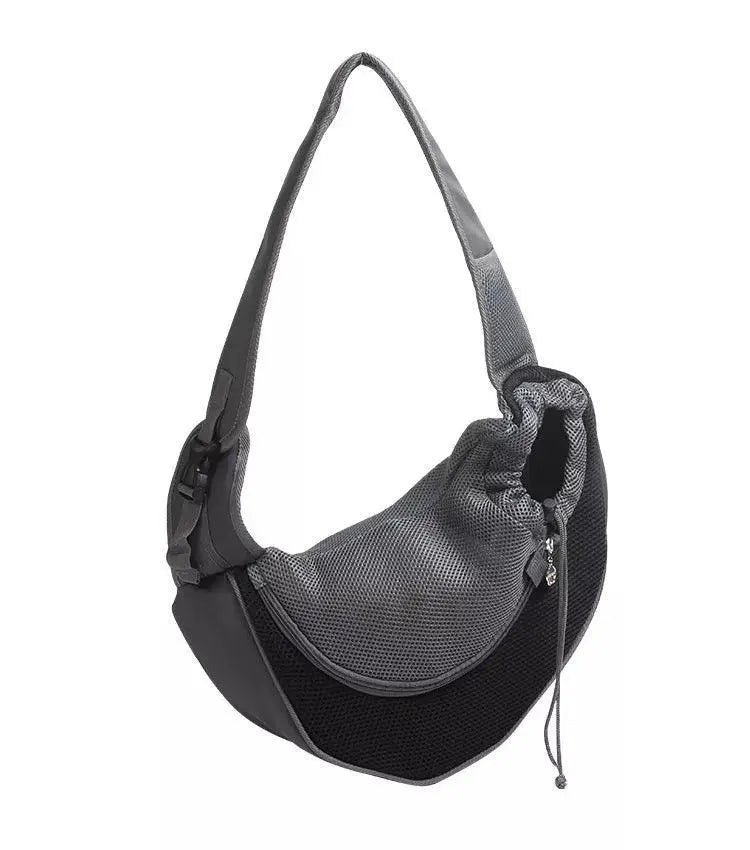 TrailPaw Pet Mesh Carrier Sling Bag Lightweight Breathable