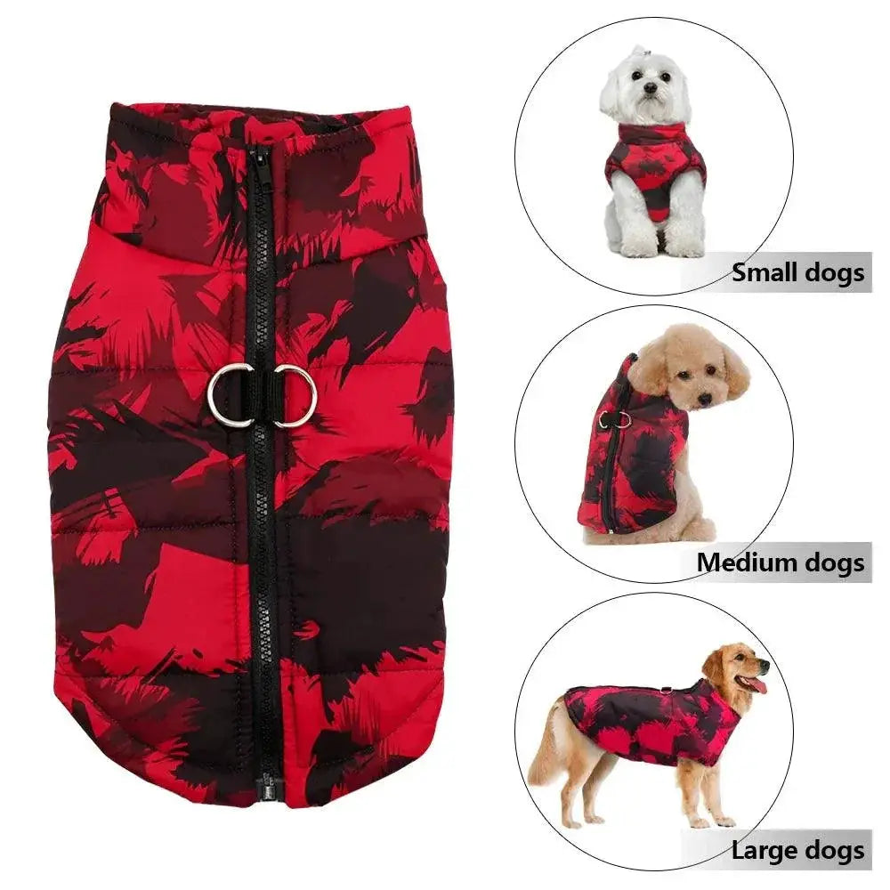 French Bulldog Winter Jacket Coat Waterproof Dog Vest