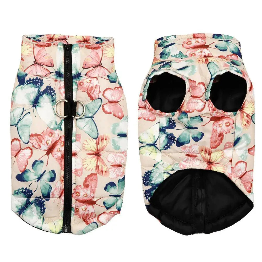 Warm Winter Dog Vest for French Bulldog — product view 9