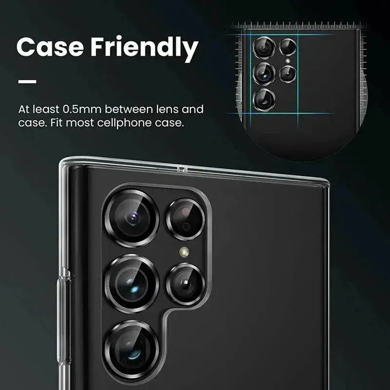Samsung S23 Ultra Lens Protector Premium Glass Metal Cover