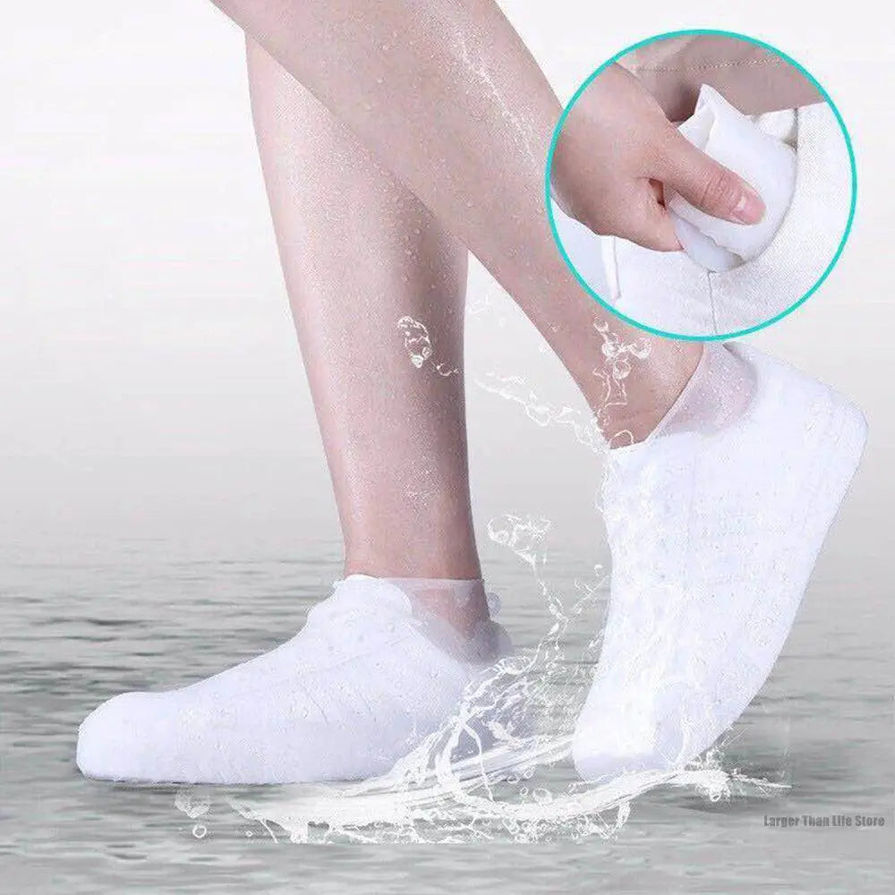 Silicone Shoe Protectors All Weather Slip Resistant Gear