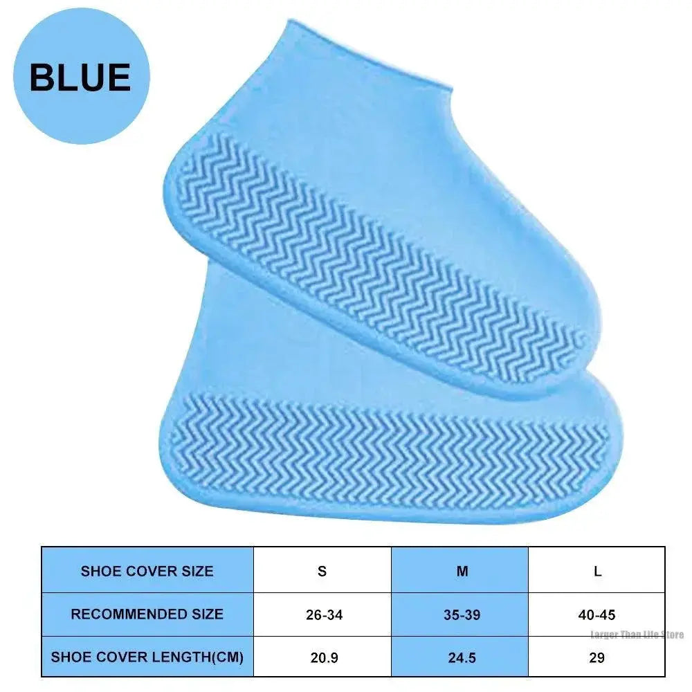 Silicone Shoe Protectors All Weather Slip Resistant Gear
