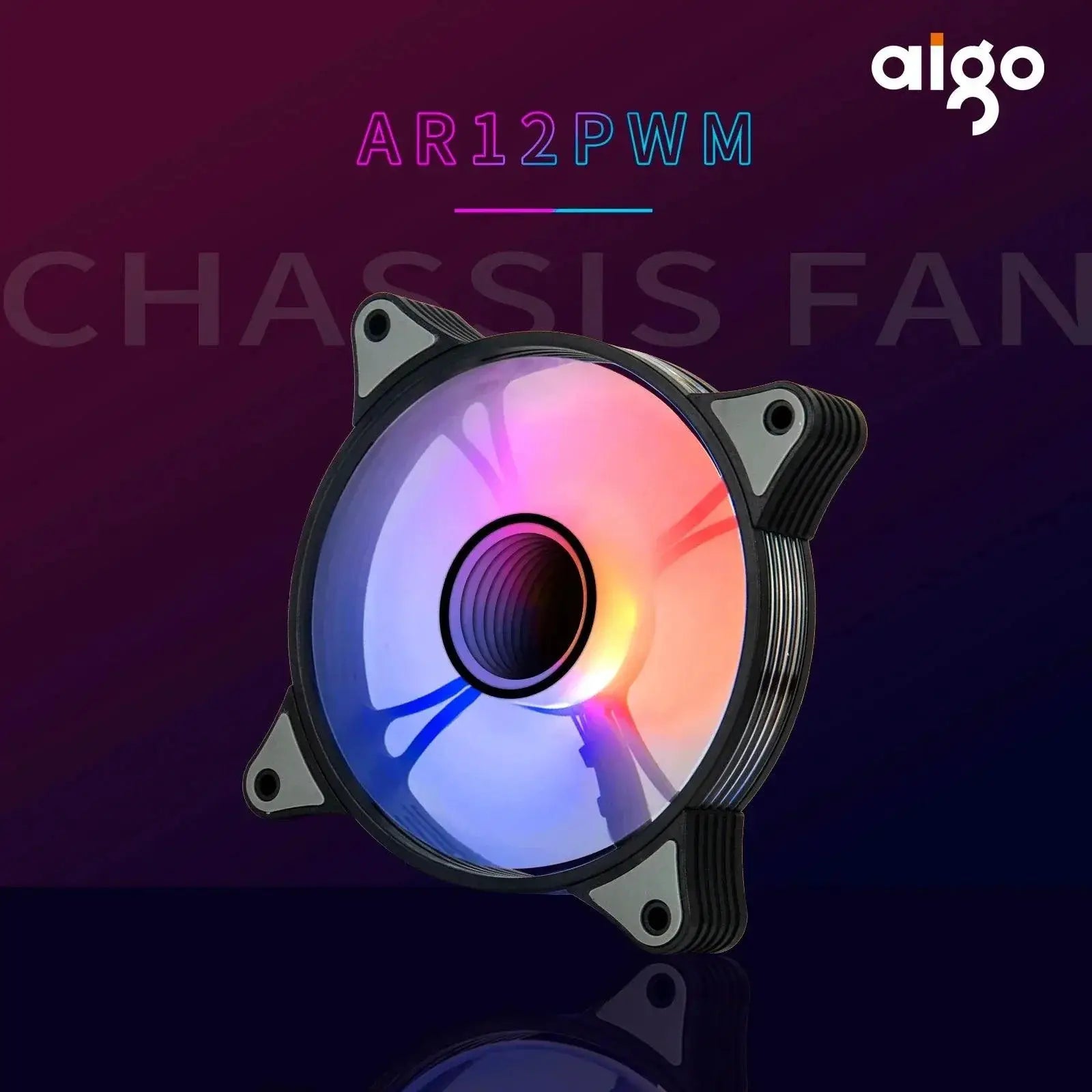 Aigo AR12PRO RGB Computer Cooling Fan Efficient Stylish