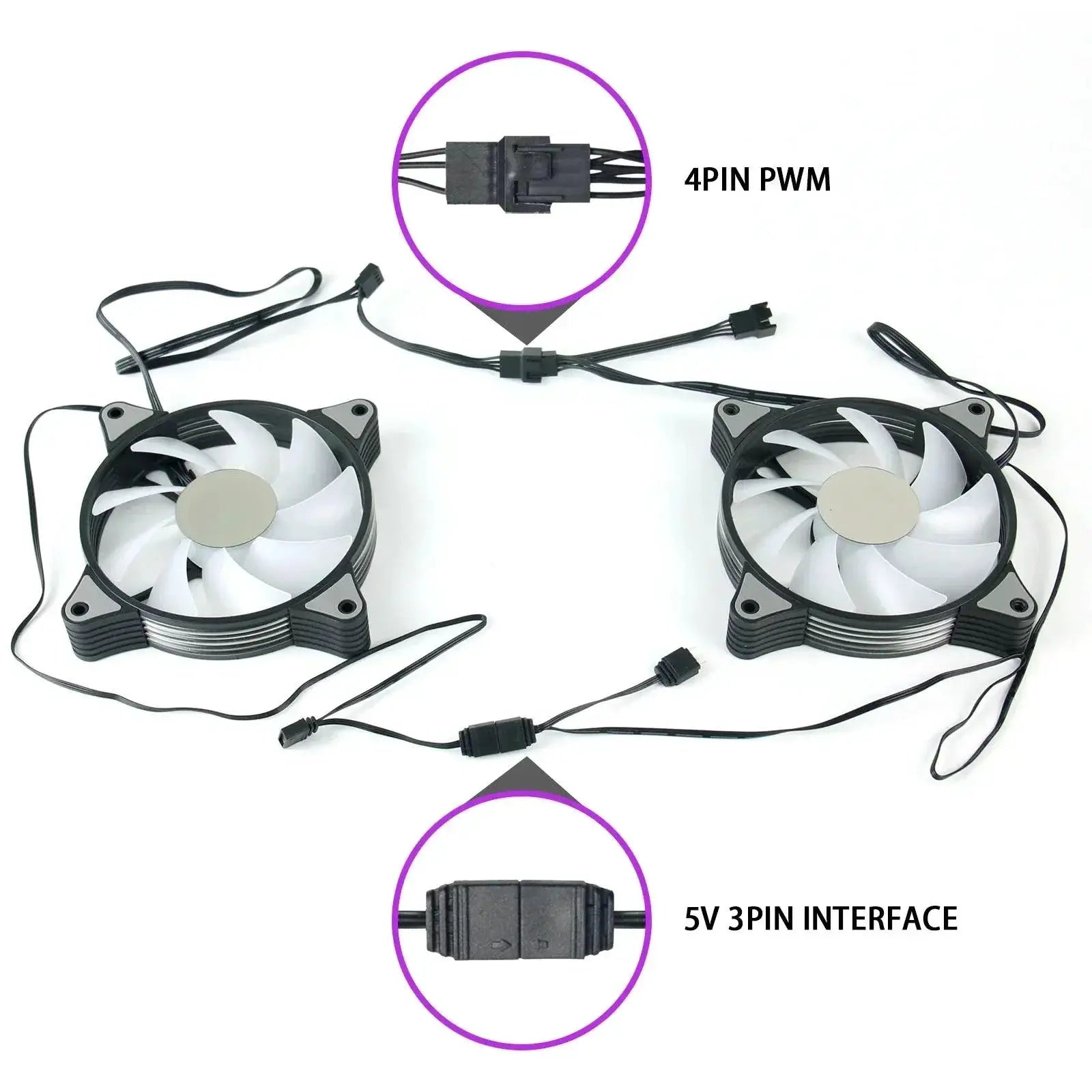 Aigo AR12PRO RGB Computer Cooling Fan Efficient Stylish