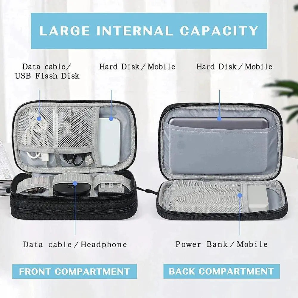 Travel Tech Gear Organizer Waterproof Cable Bag Accessories