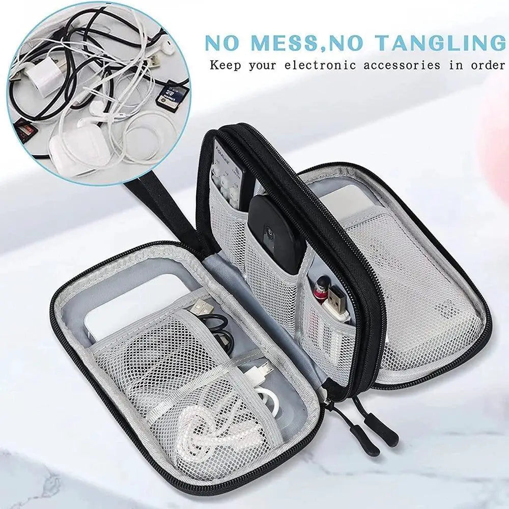 Travel Tech Gear Organizer Waterproof Cable Bag Accessories