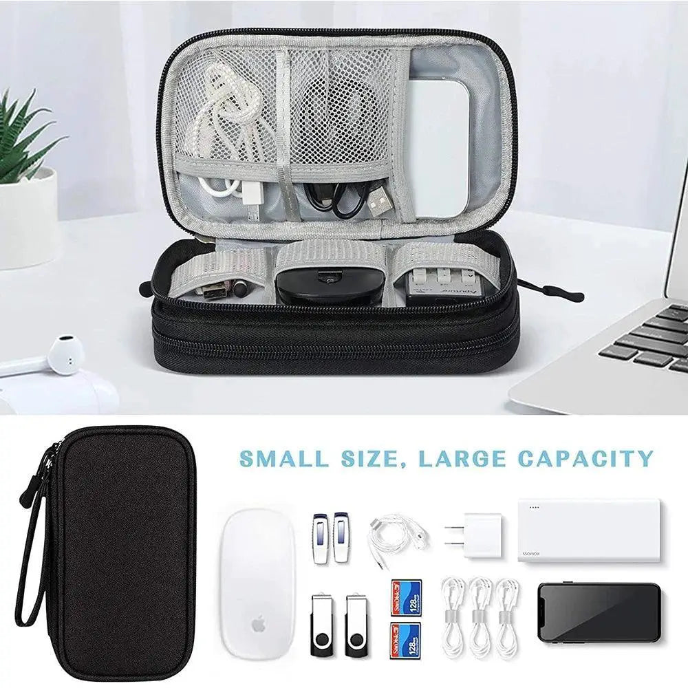 Travel Tech Gear Organizer Waterproof Cable Bag Accessories