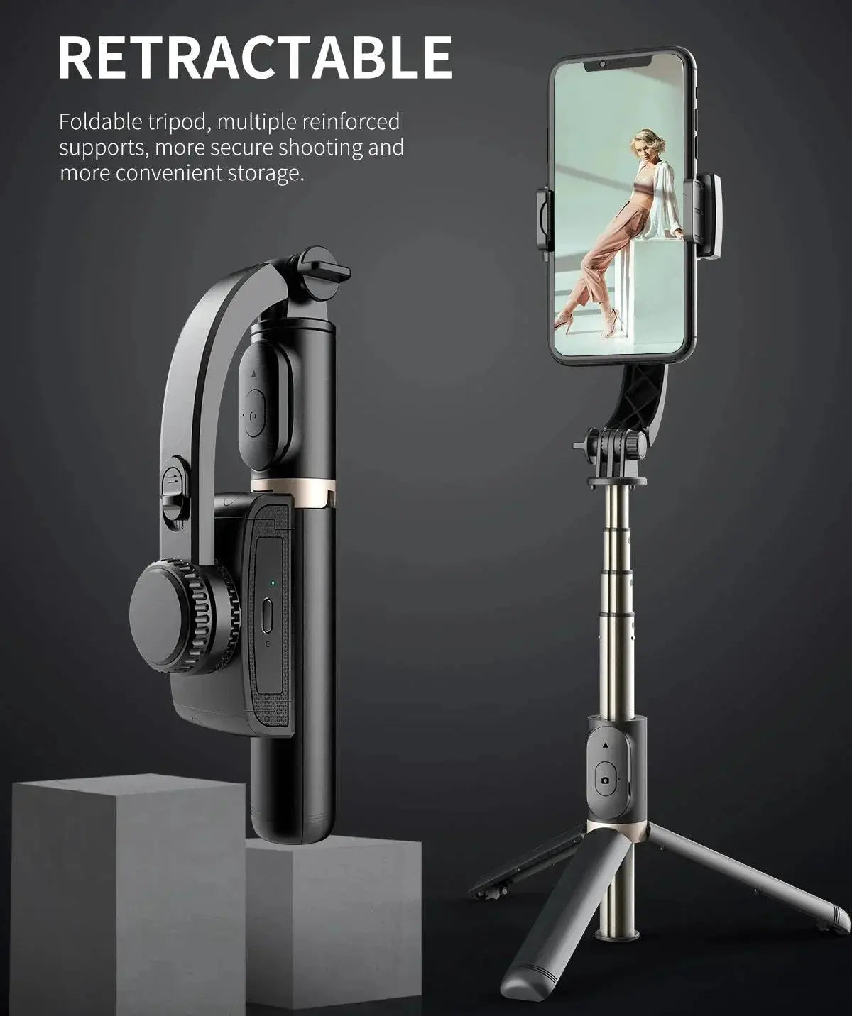 Smartphone Photography Kit Bluetooth Stabilizer For Shots