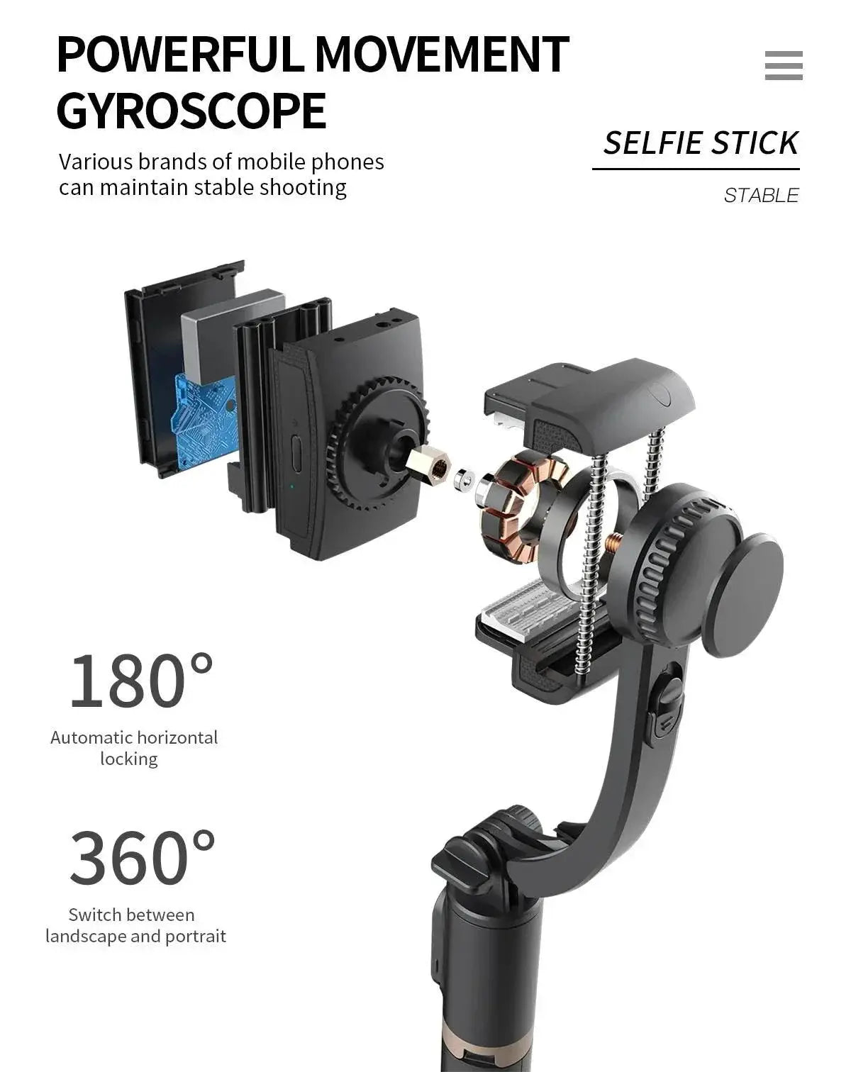 Smartphone Photography Kit Bluetooth Stabilizer For Shots