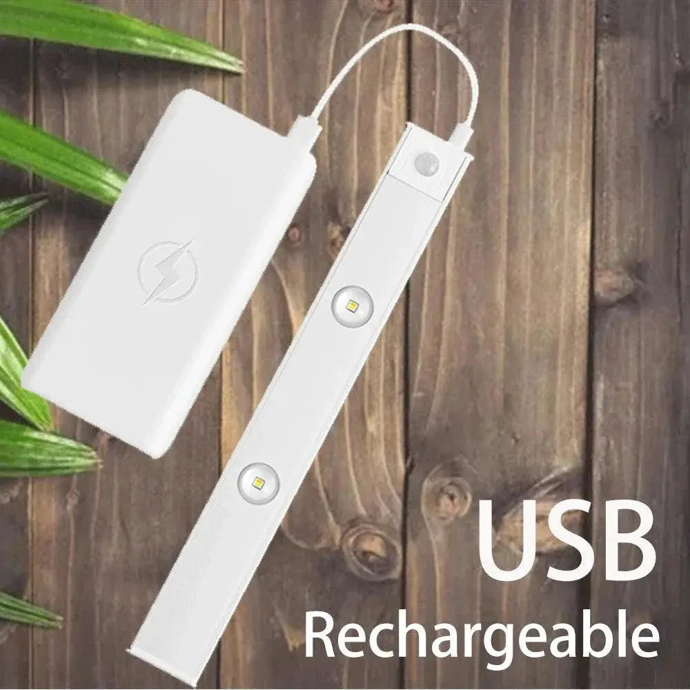 Motion Sensor Led Night Light USB Recharge Aluminum
