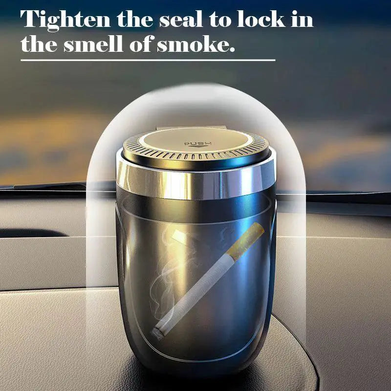 LED Light Car Ashtray Cup Illuminated Accessory for Interior
