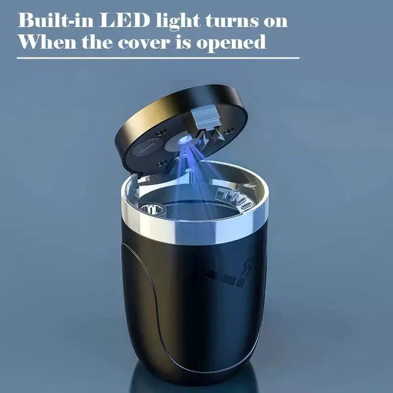 LED Light Car Ashtray Cup Illuminated Accessory for Interior