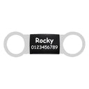 Slide On Custom Pet Tag Personalized ID Silent Engraved
