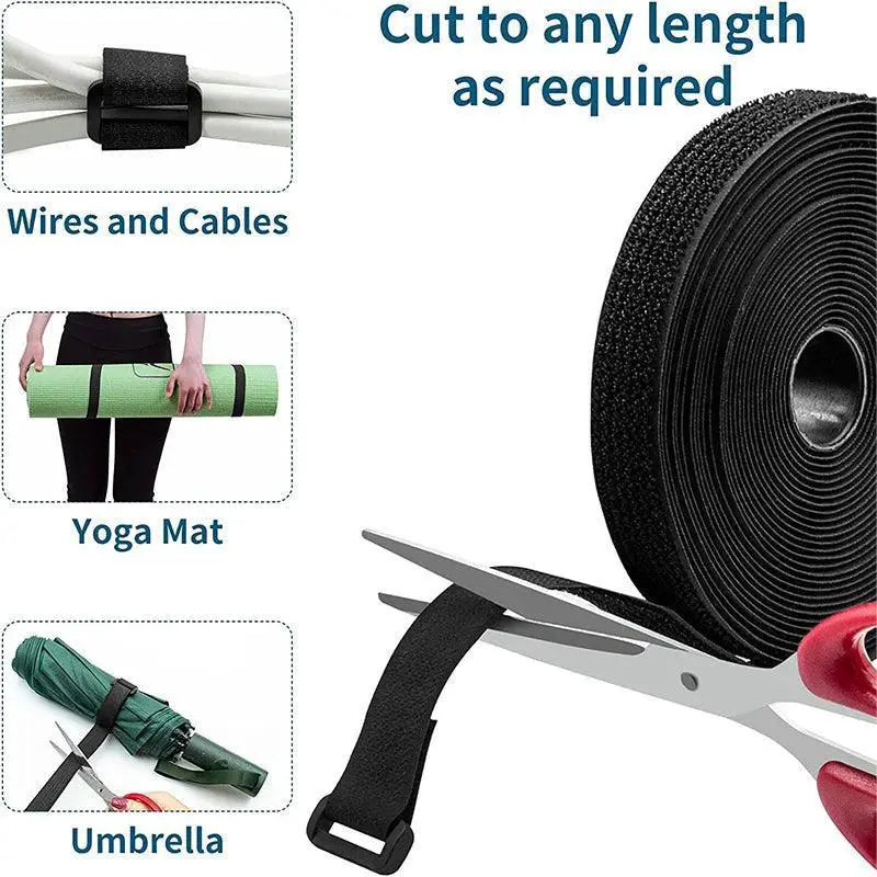 Adjustable Nylon Straps Kit Cord Organizer For Home DIY