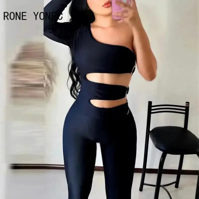 Elegant One Shoulder Jumpsuit Glamour And Comfort Style