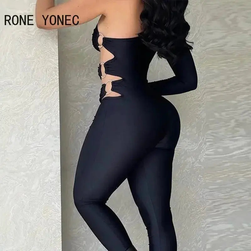 Elegant One Shoulder Jumpsuit Glamour And Comfort Style