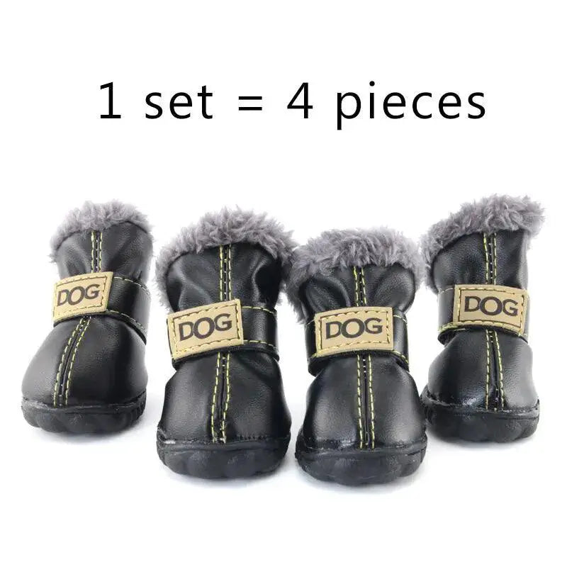 Winter Dog Boots Waterproof Shoes for Dogs and Pets