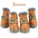 Non-Slip Dog Boots for Winter Walks