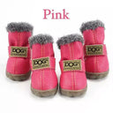 Non-Slip Dog Boots for Winter Walks