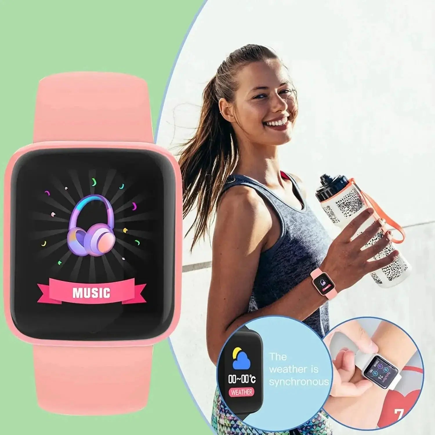 Y68 Smartwatch Essential Fitness Tracker for Active Living