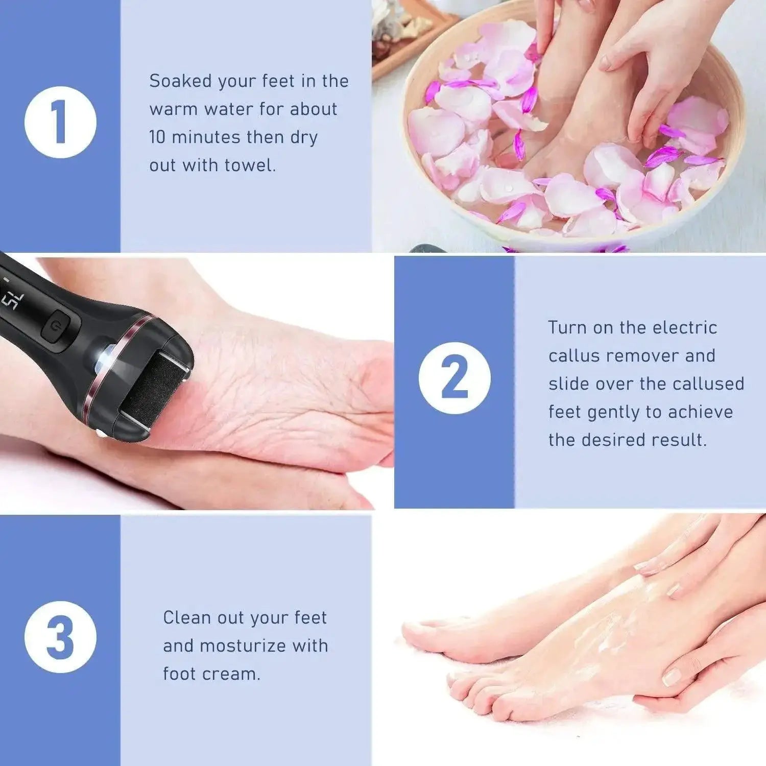 Ultimate Electric Foot Care Solution With Speed Control