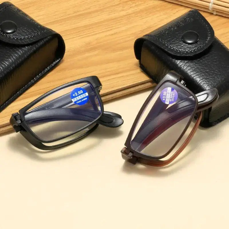 Blue Light Blocking Folding Reading Glasses Stylish Eyewear