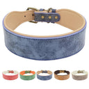 Personalized Leather Dog Collar With Free Name Print