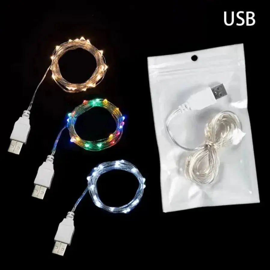 Magical Waterproof USB Fairy String Lights For Home Decor