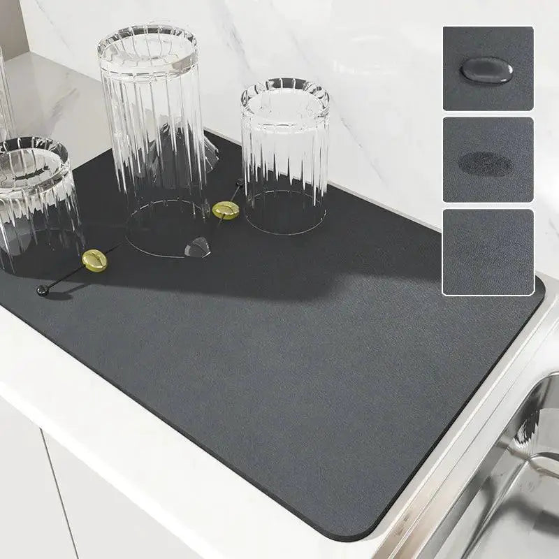 Large Absorbent Kitchen Mat Quick Dry Anti Skid Durable