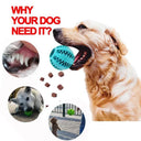 Soft Pet Dog Chew Toy Interactive Elasticity Ball For Fun