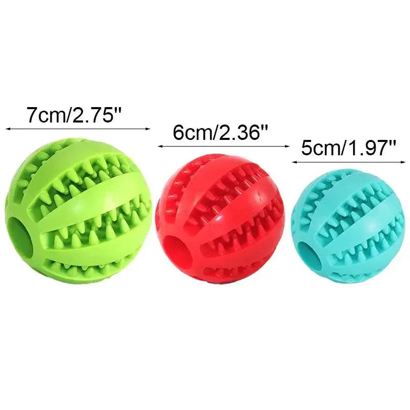 Soft Pet Dog Chew Toy Interactive Elasticity Ball For Fun